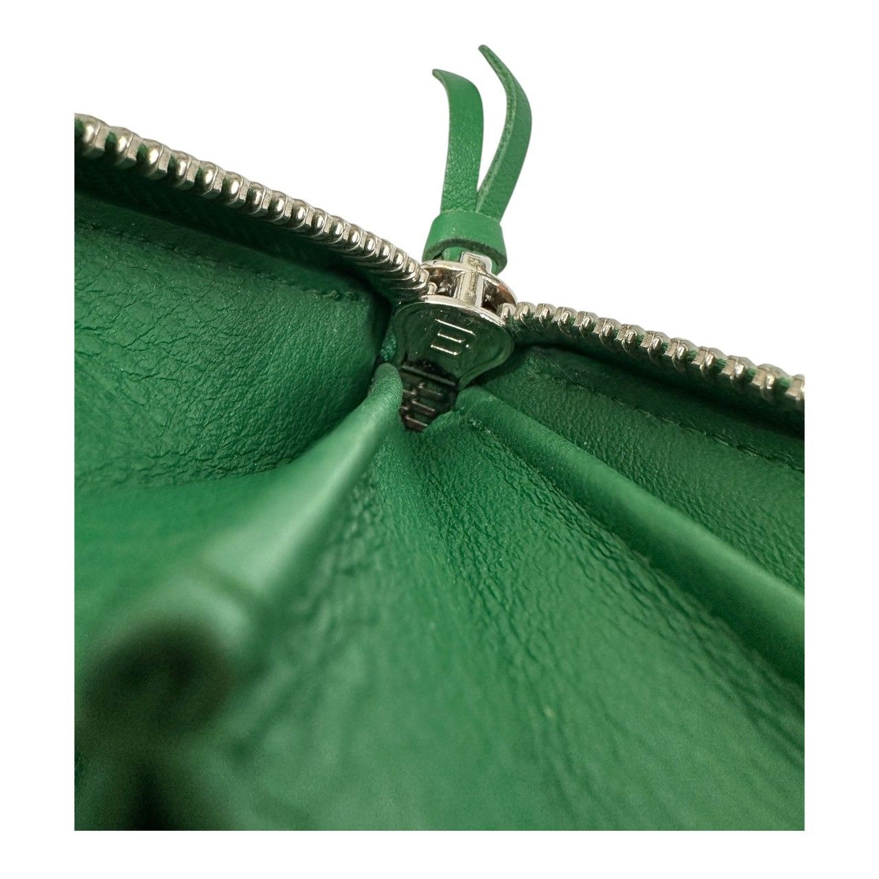 Balenciaga Paper Green Leather Wallet — view 7