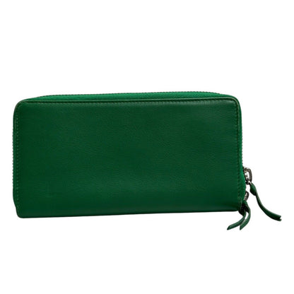 Balenciaga Paper Green Leather Wallet — view 2