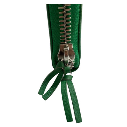 Balenciaga Paper Green Leather Wallet — view 4