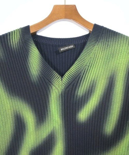Balenciaga Knit Sweater Navy — view 4