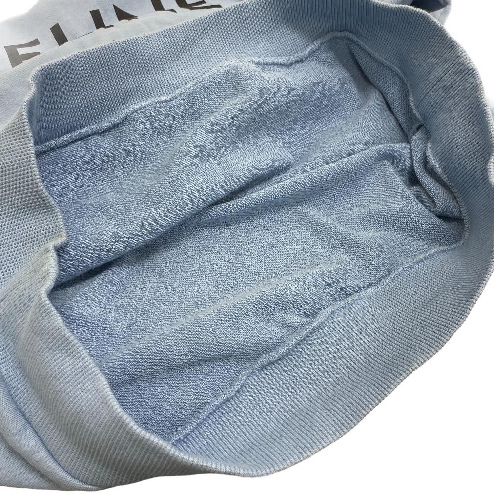Celine Eddie Era Cotton Hoodie Blue — view 6