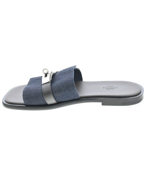 Hermes Sandals Navy — view 4