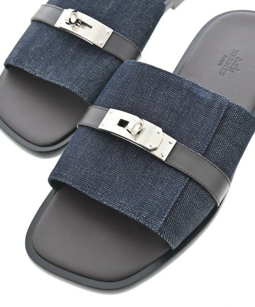 Hermes Sandals Navy — view 5