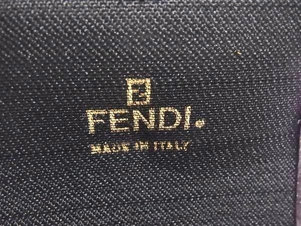 Fendi Cigarette Case Pecan Pattern Brown Leather — view 4