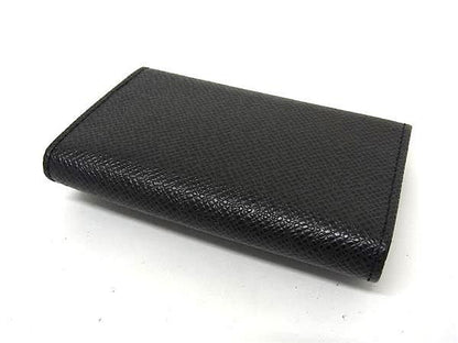 Louis Vuitton Key Case Multicles 6 Ardoise Taiga 6 Silver Key Holder — view 2