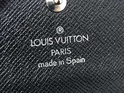 Louis Vuitton Key Case Multicles 6 Ardoise Taiga 6 Silver Key Holder — view 4