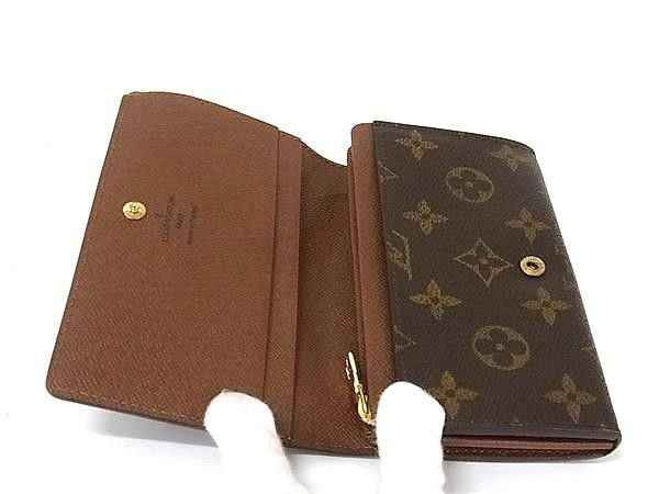 Louis Vuitton Bifold Wallet Portefeuille Tresor Brown Monogram — view 3