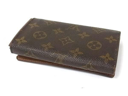 Louis Vuitton Bifold Wallet Portefeuille Tresor Brown Monogram — view 2