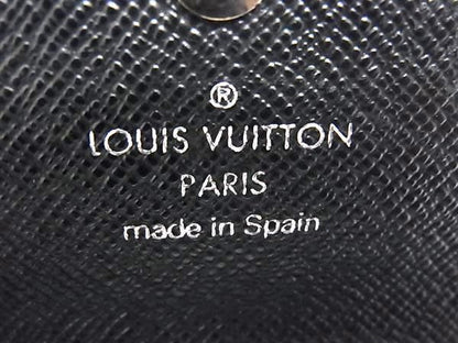 Louis Vuitton Key Case Multicles 6 Ardoise Taiga 6 Silver Key Holder — view 4