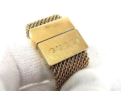 Gucci Bracelet Gold Metal Mesh — view 4