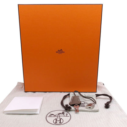 Hermes Birkin 25 Handbag Togo Etoupe Gray Ju Kei Silver — view 8