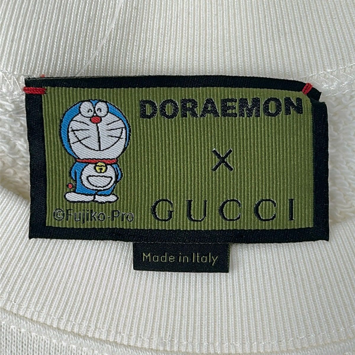 Gucci Sweatshirt XS Ivory Green Red Long Sleeve Doraemon — view 3