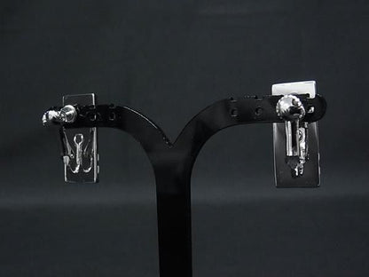 Dior Earrings Trotter Pink Silver Metal — view 2