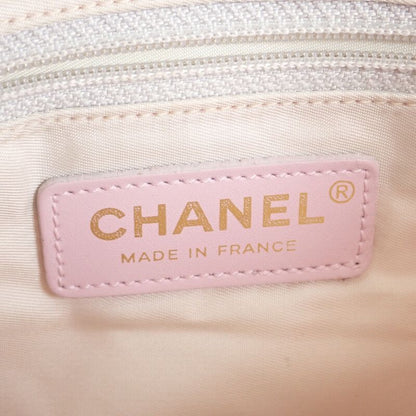 Chanel New Travel Line Tote TPM Nylon Leather Pink — view 9