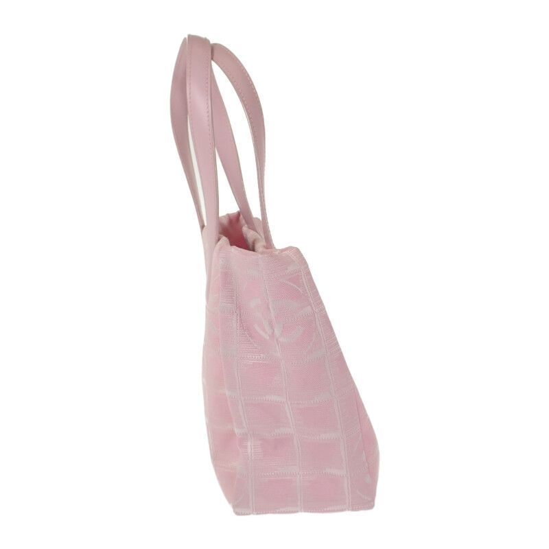Chanel New Travel Line Tote TPM Nylon Leather Pink — view 4