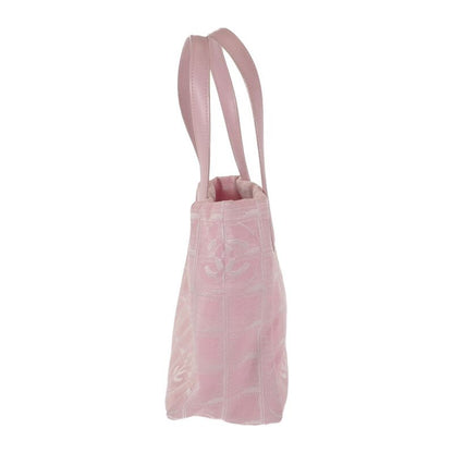 Chanel New Travel Line Tote TPM Nylon Leather Pink — view 5
