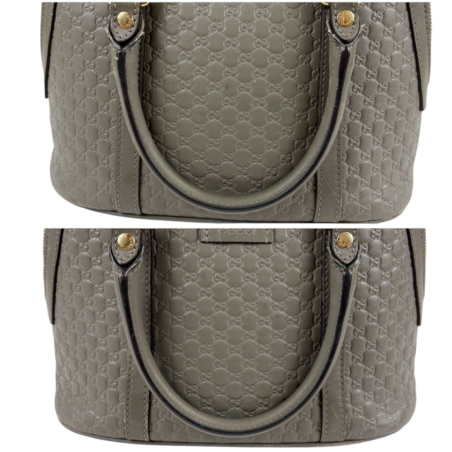 Gucci Micro Guccissima Leather 2-Way Shoulder Bag Light Gray — view 8