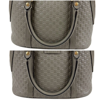 Gucci Micro Guccissima Leather 2-Way Shoulder Bag Light Gray — view 8