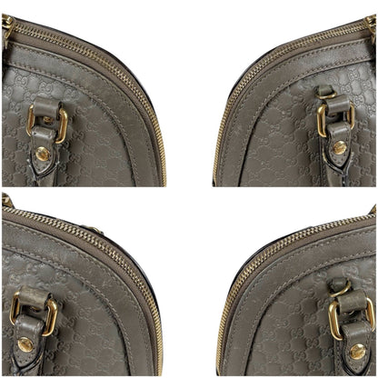 Gucci Micro Guccissima Leather 2-Way Shoulder Bag Light Gray — view 5