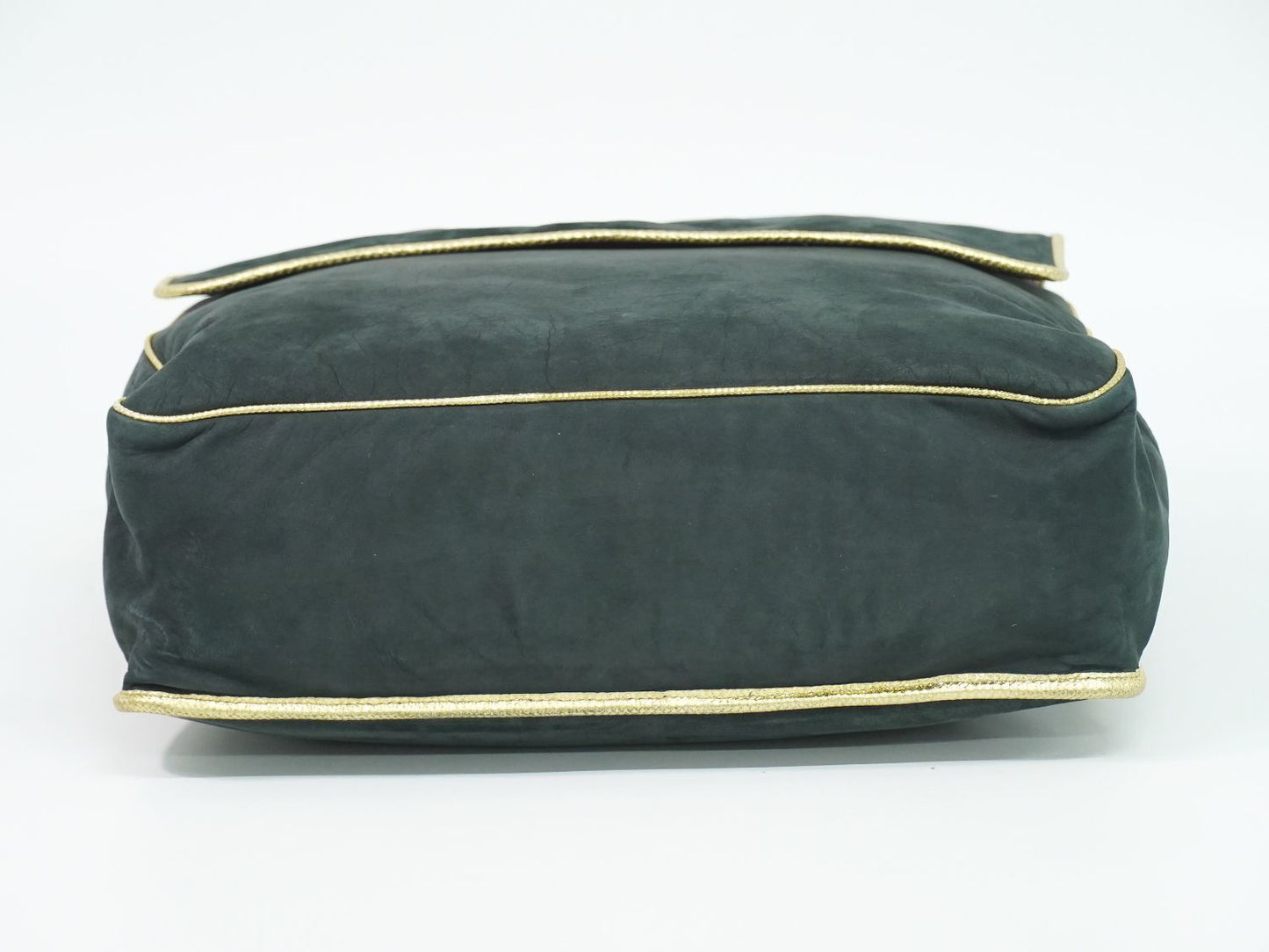 Loewe Maia Anagram Shoulder Bag Suede Leather Black — view 3