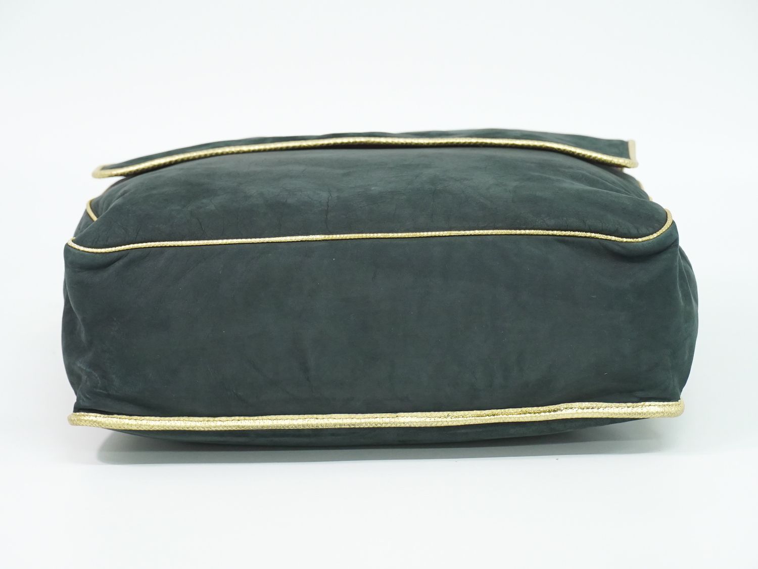 Loewe Maia Anagram Shoulder Bag Suede Leather Black — view 3