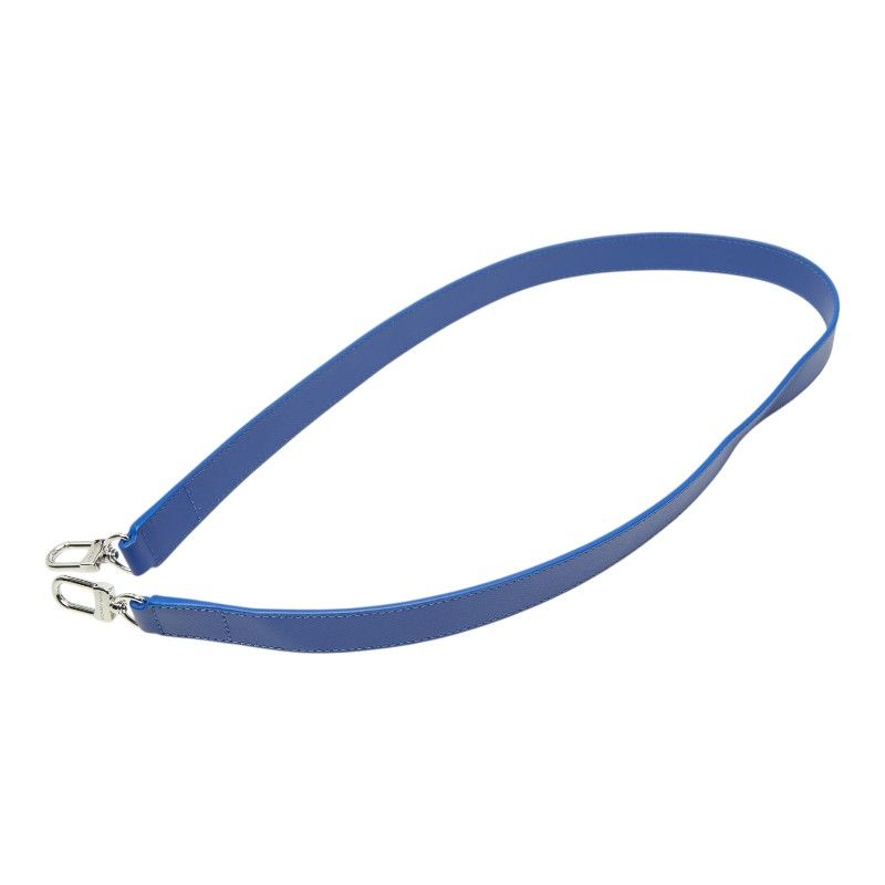Louis Vuitton Shoulder Strap Blue Leather — view 4
