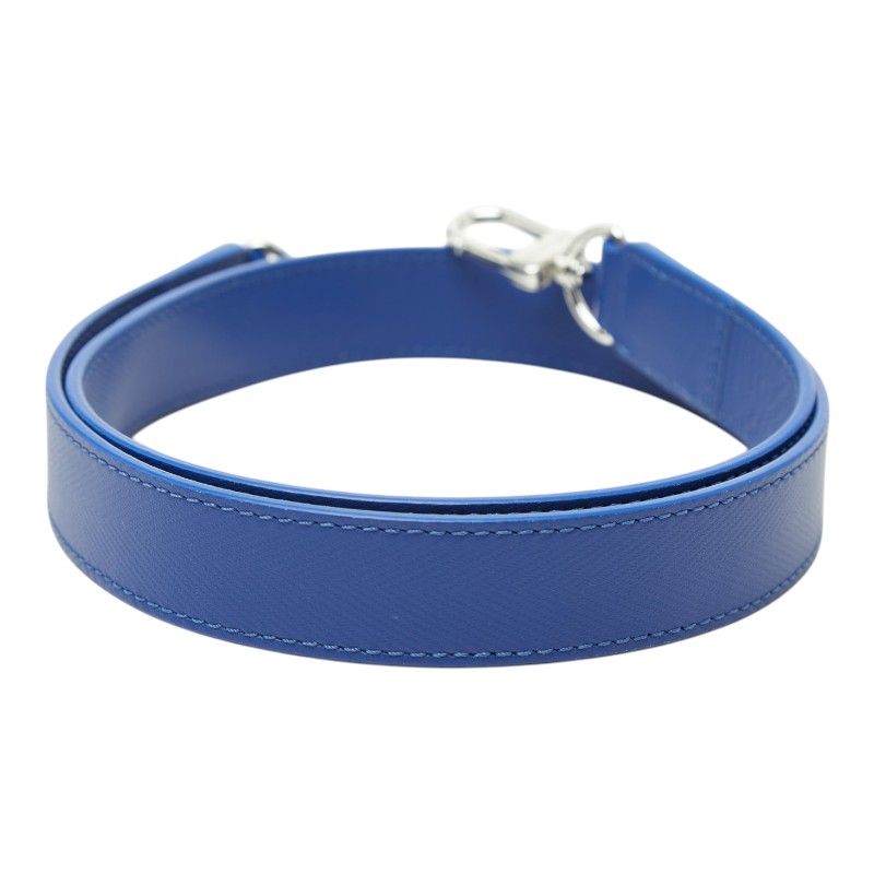 Louis Vuitton Shoulder Strap Blue Leather — view 3