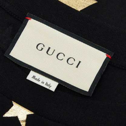 Gucci Sherry Line Star Moon Crew Neck T-Shirt Short Sleeve M Black Cotton — view 4