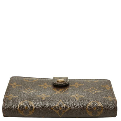 Louis Vuitton Monogram Porte-Monnaie Viet Viennois Bifold Wallet Brown Leather — view 3
