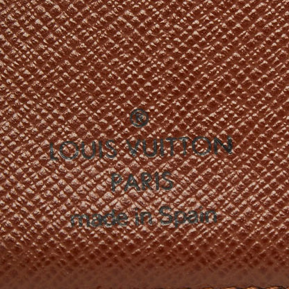 Louis Vuitton Monogram Porte-Monnaie Viet Viennois Bifold Wallet Brown Leather — view 9