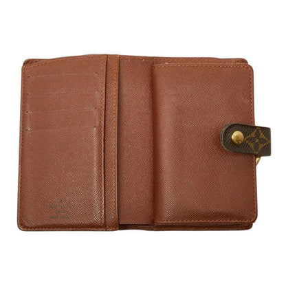 Louis Vuitton Monogram Porte-Monnaie Viet Viennois Bifold Wallet Brown Leather — view 9