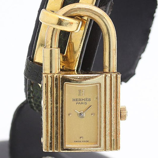 Hermes Kelly Quartz Gold Dial Watch