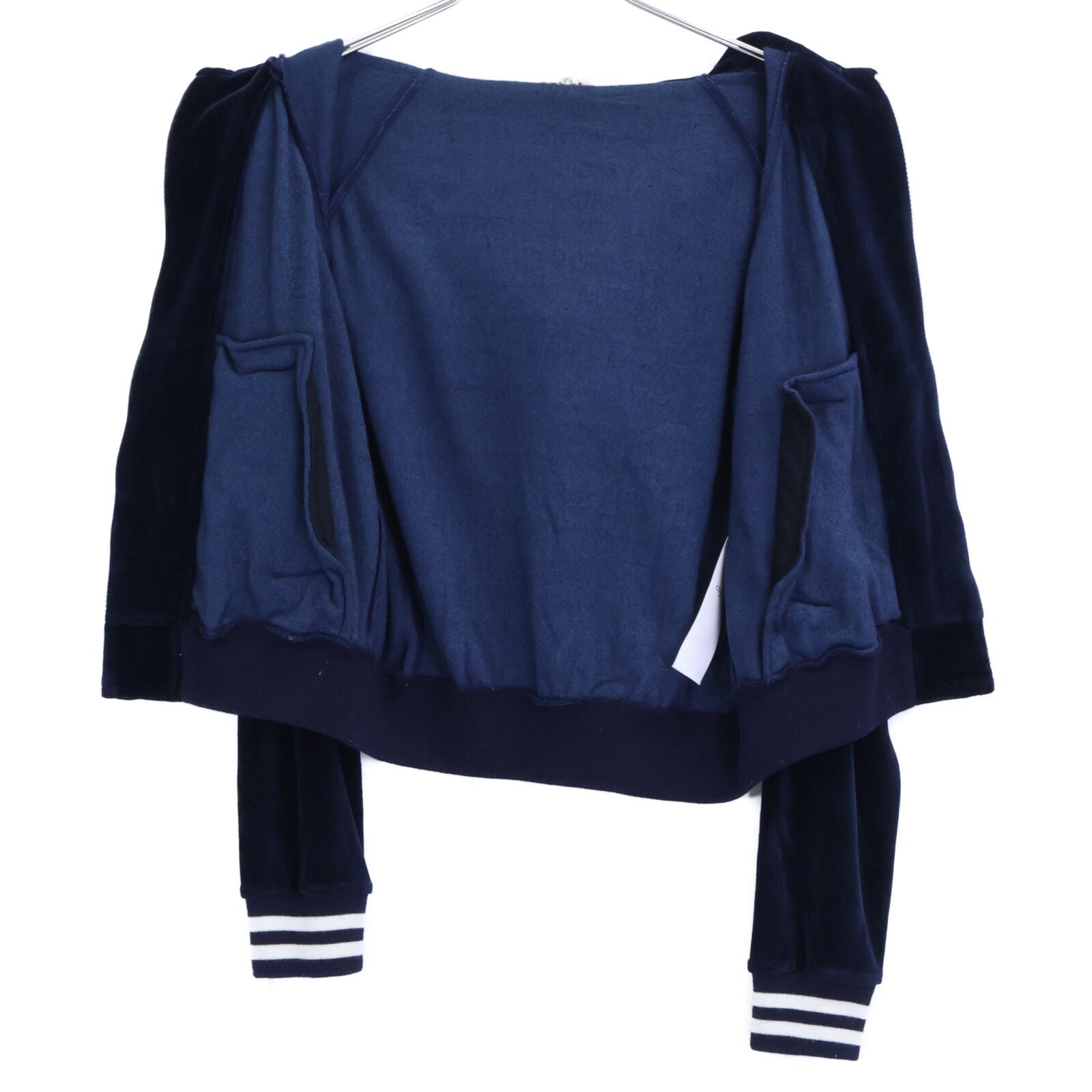 Celine Triomphe Zip Up Velour Hoodie XS — view 3