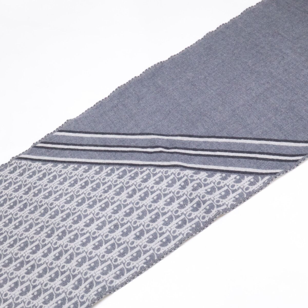 Dior Oblique Wool Scarf — view 3