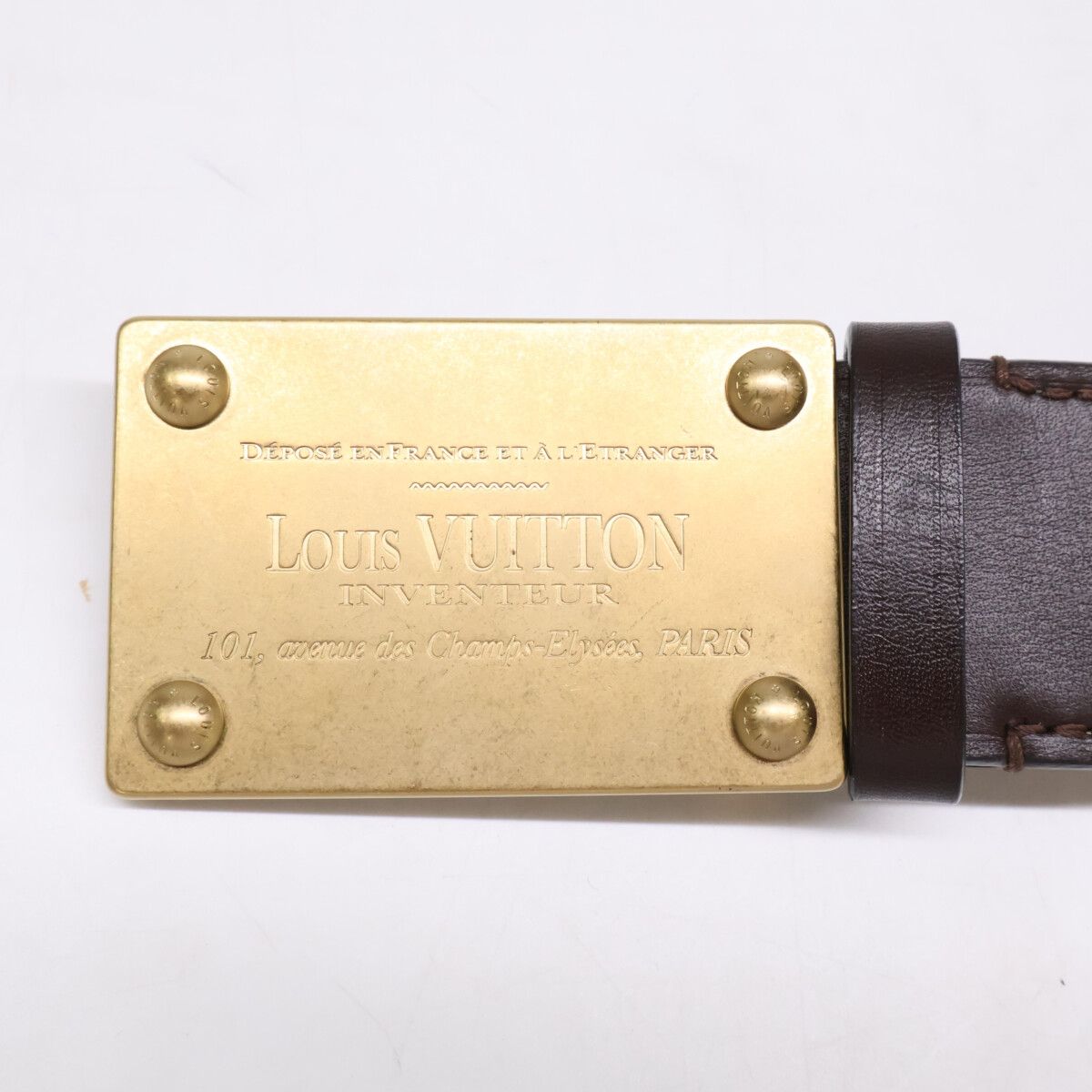 Louis Vuitton Ceinture Aventure Leather Belt — view 4