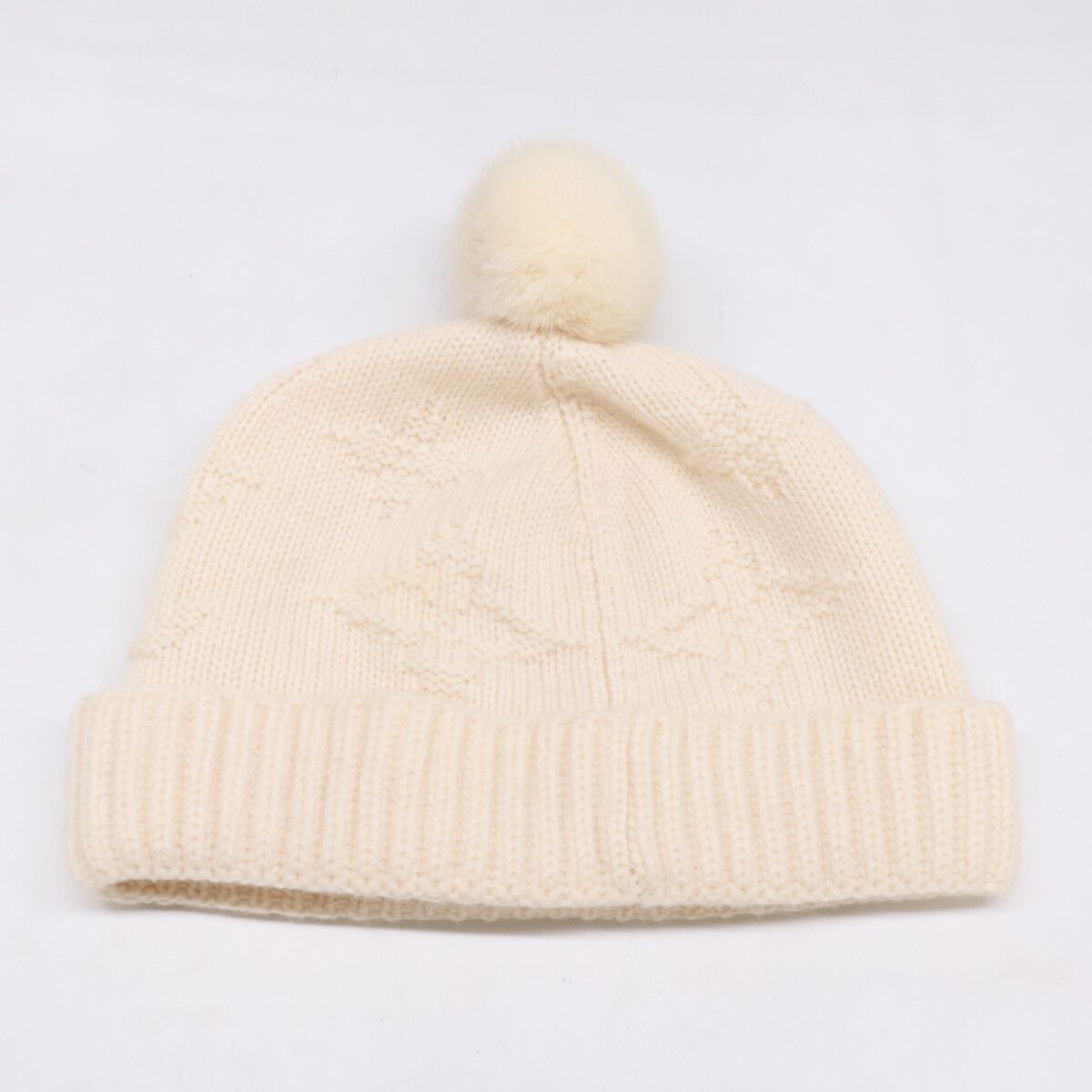 Louis Vuitton Logo Mink Cashmere Knit — view 5