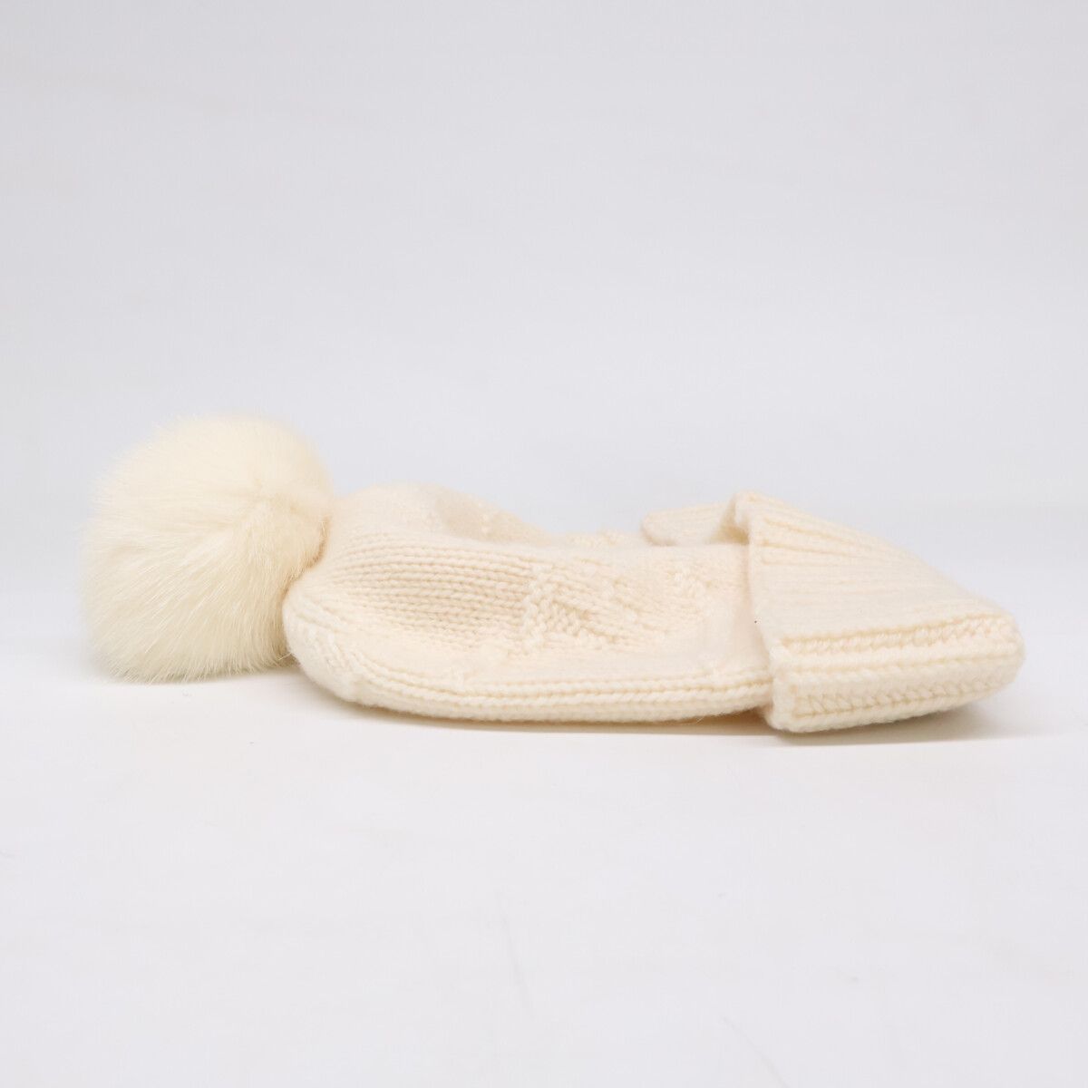 Louis Vuitton Logo Mink Cashmere Knit — view 4