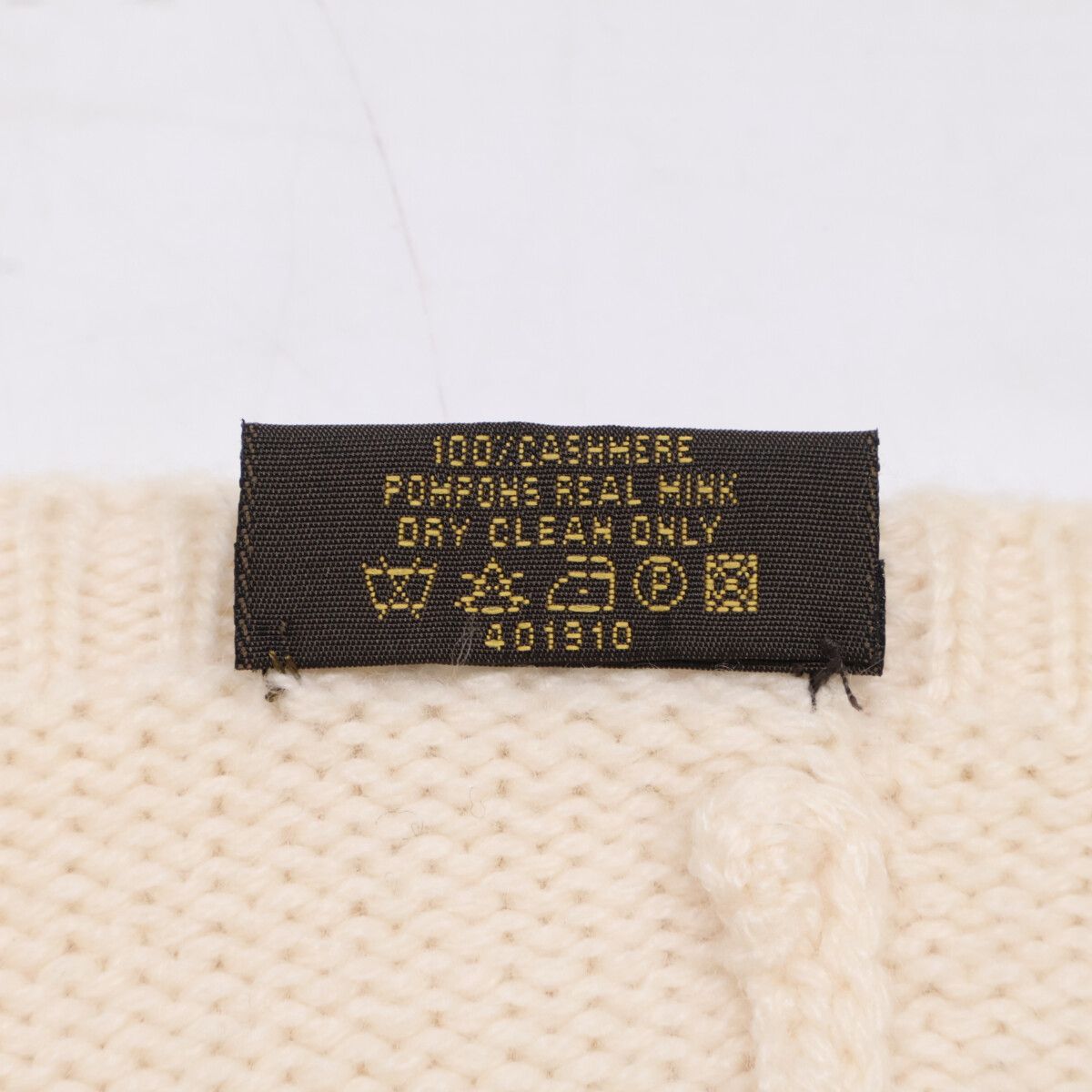 Louis Vuitton Logo Mink Cashmere Knit — view 7
