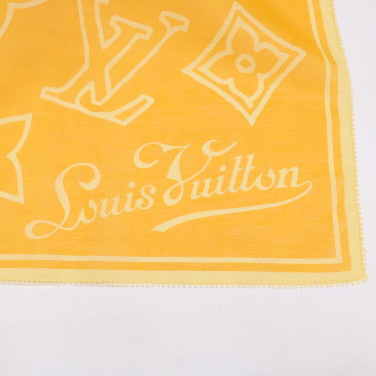Louis Vuitton Ipanema Monogram Cotton Scarf — view 3