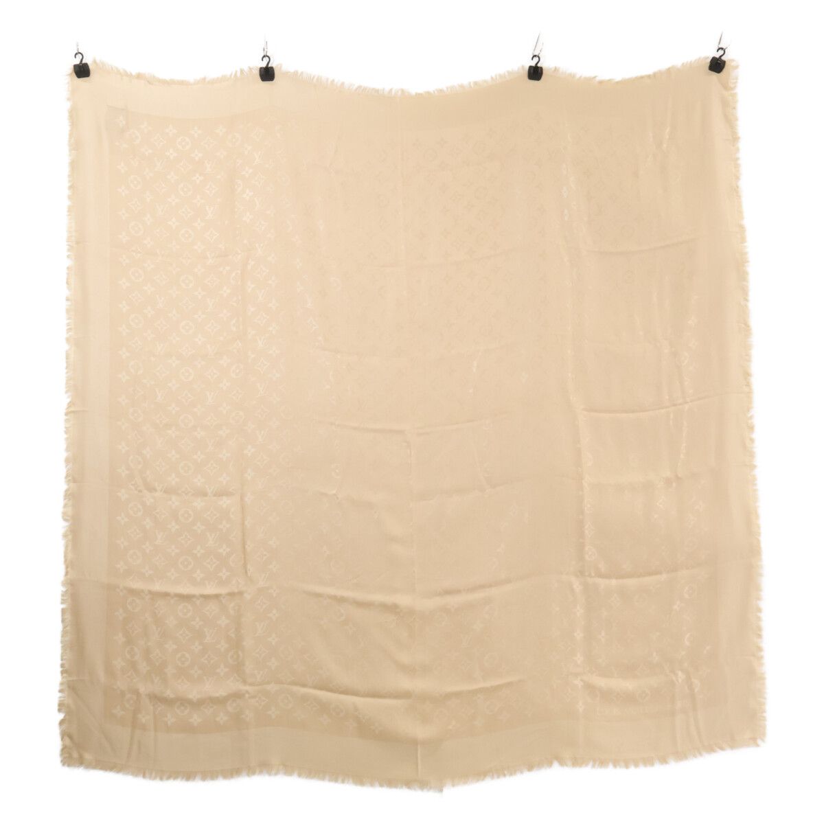 Louis Vuitton Monogram Silk Wool Scarf