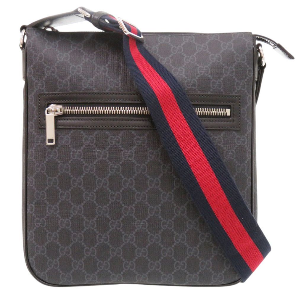 Gucci GG Supreme Canvas Black Shoulder