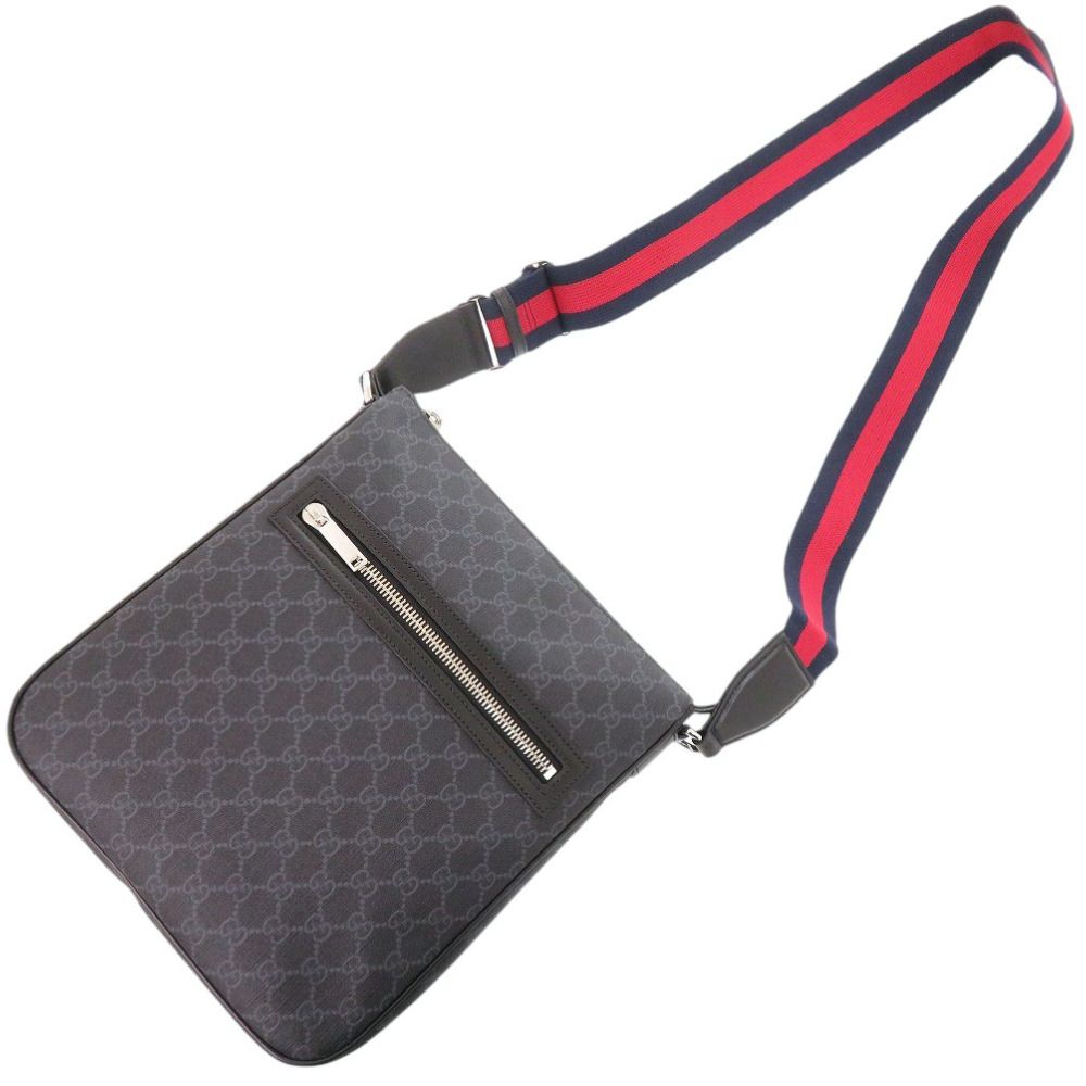 Gucci GG Supreme Canvas Black Shoulder — view 9