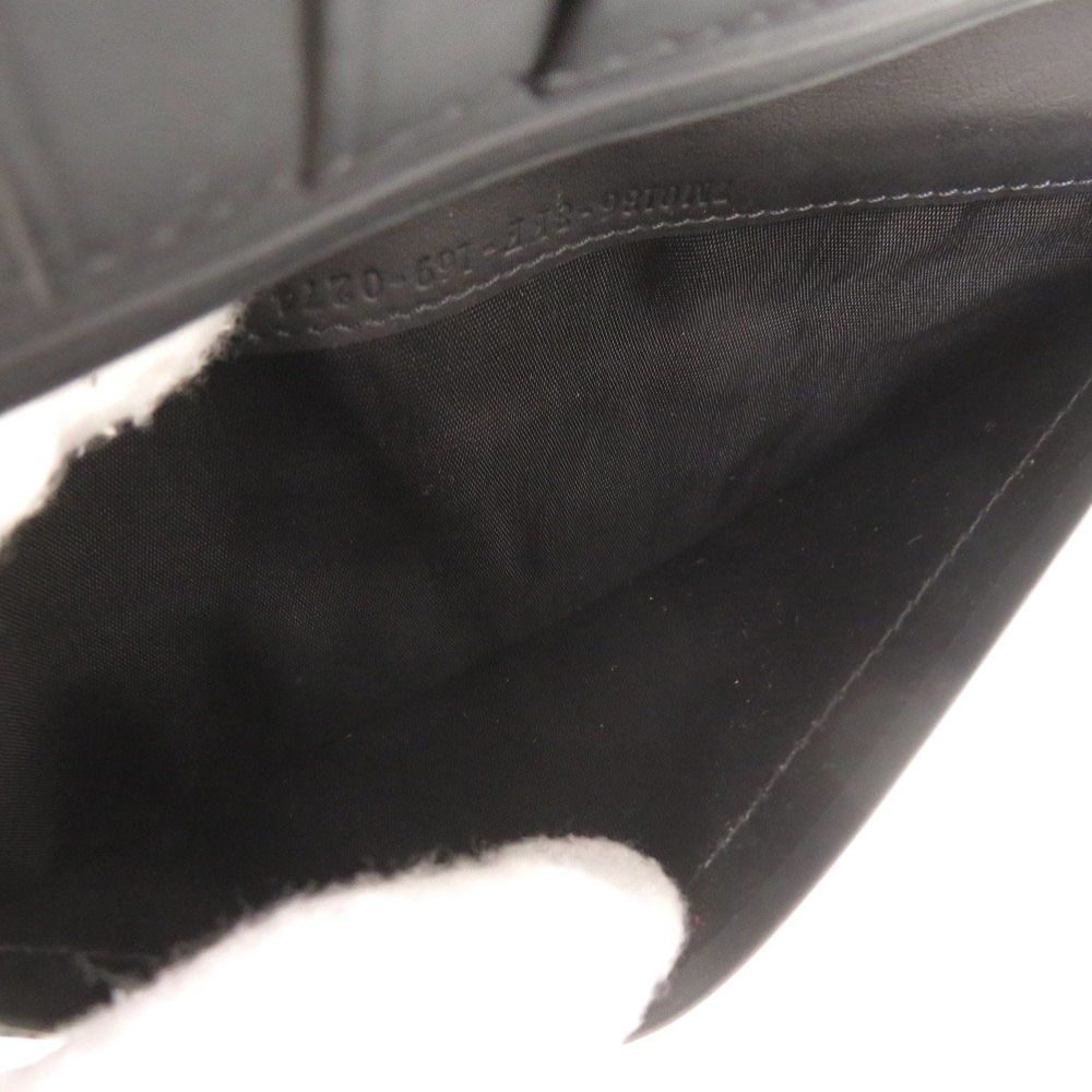 Fendi Mon Star Leather Black Wallet — view 7