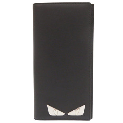 Fendi Mon Star Leather Black Wallet