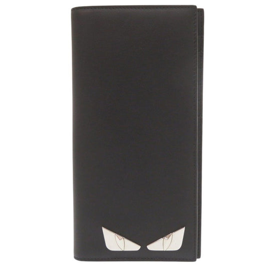 Fendi Mon Star Leather Black Wallet