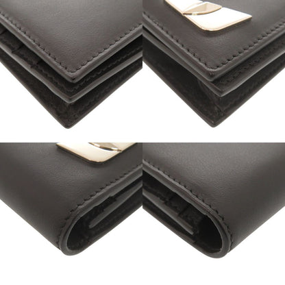 Fendi Mon Star Leather Black Wallet — view 4