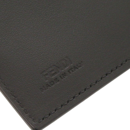 Fendi Mon Star Leather Black Wallet — view 8