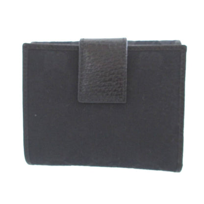 Gucci GG Canvas Leather Black Hook Wallet — view 3