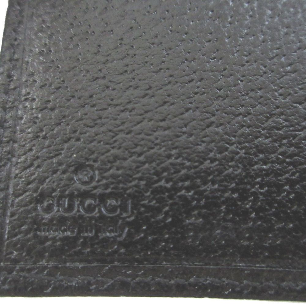 Gucci GG Canvas Leather Black Hook Wallet — view 9