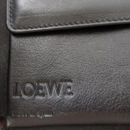 Loewe Puzzle Made Leather Brown Pink Ivory Zip Around Wallet — view 8